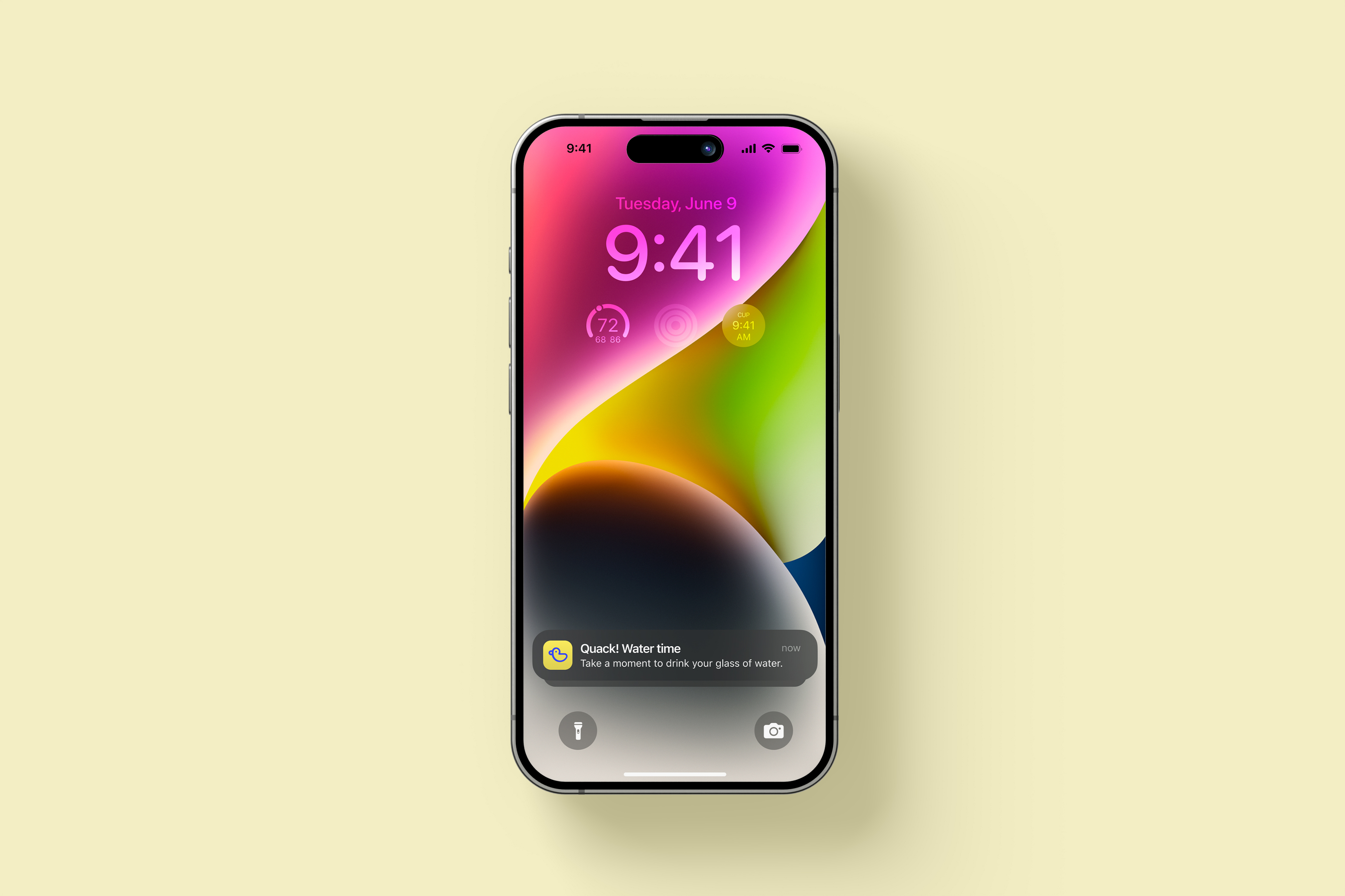 Graphic depicting a hexagonal cropped photo of an interior room design with grid lines along its borders.