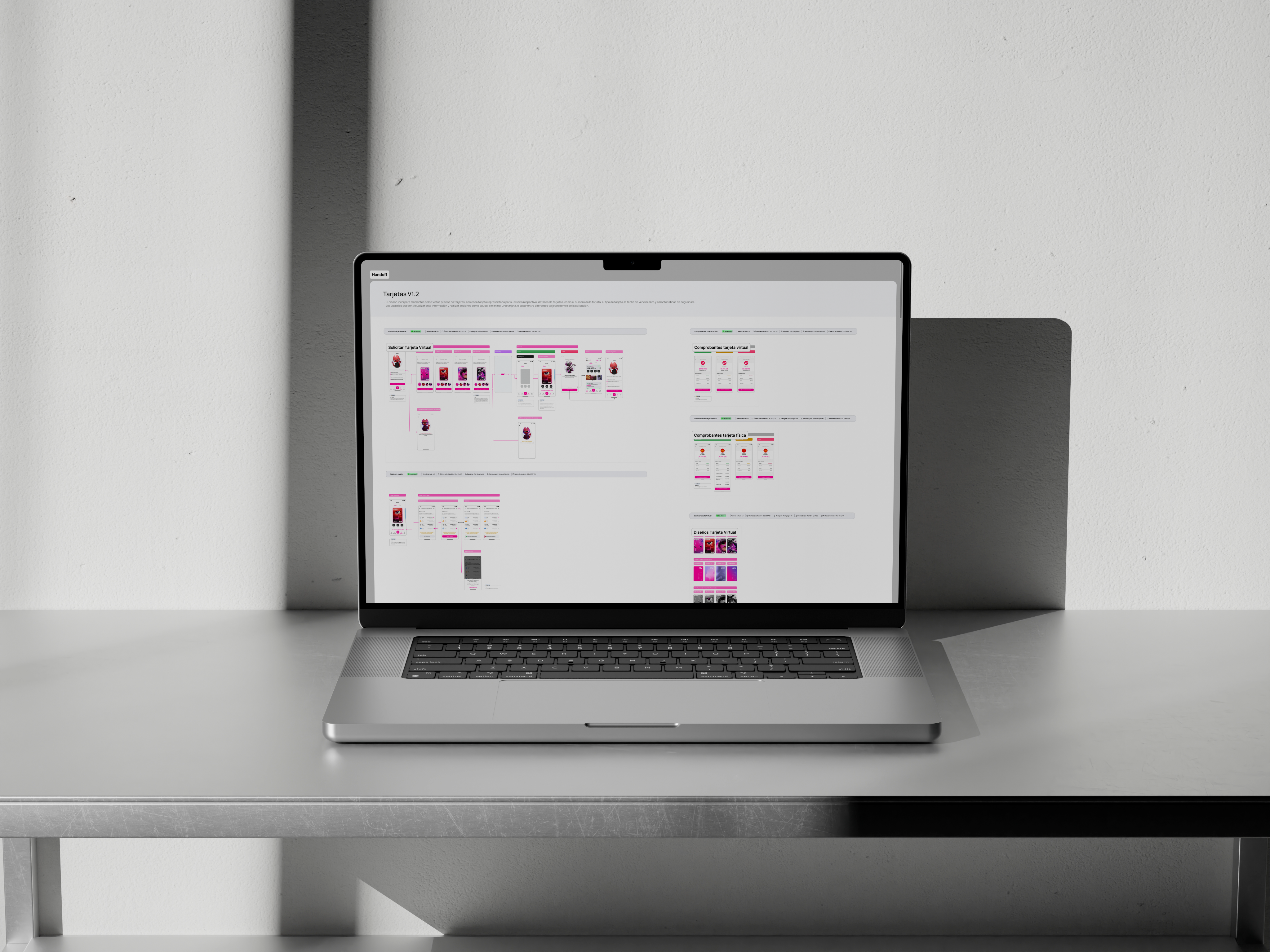 Stationery design of letterhead and business cards for the company Anders on top of a blurred photo of a house interior.