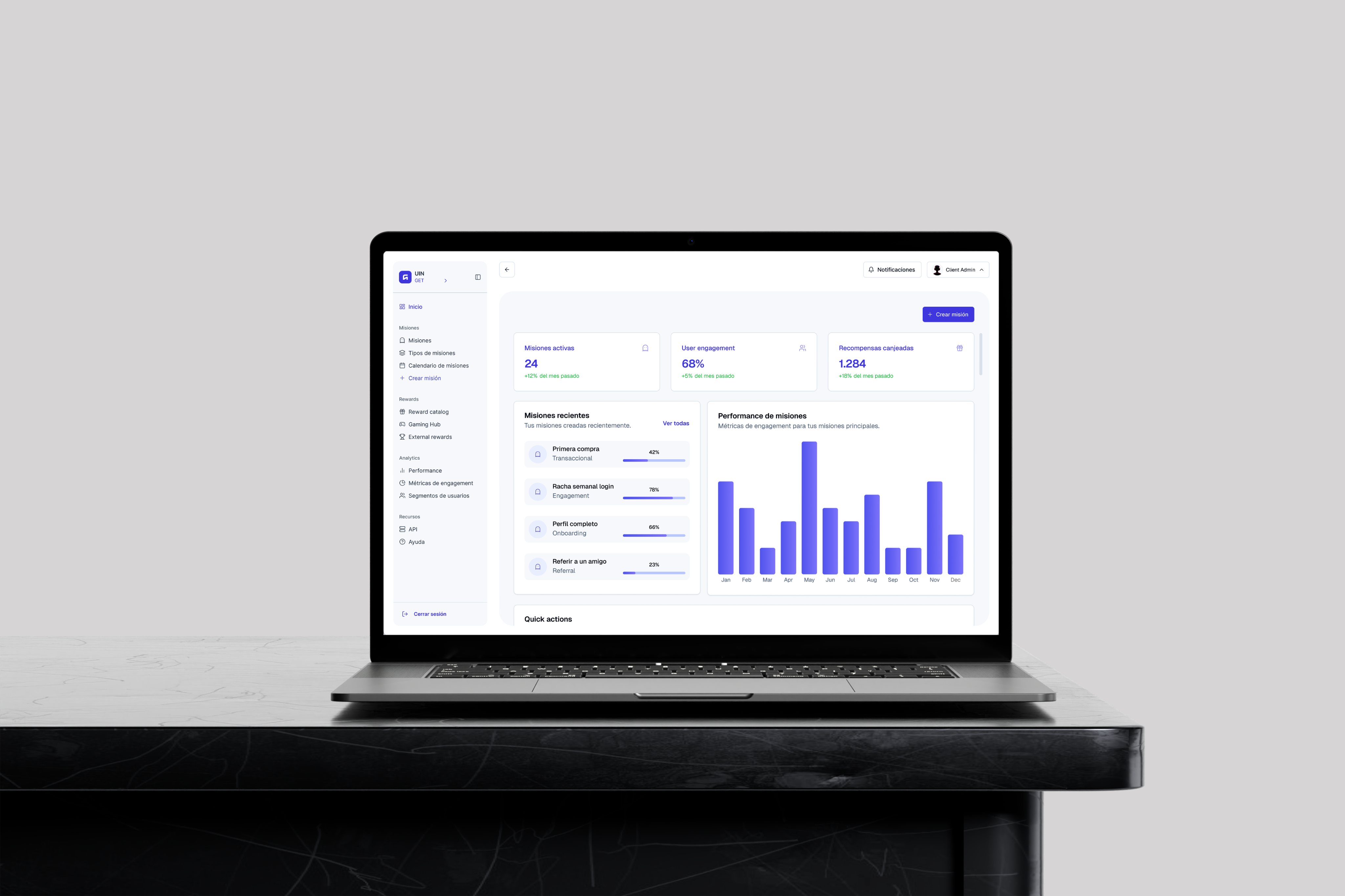 Graphic of a close up of a website depicting an Our Projects page with sample project names and dates.