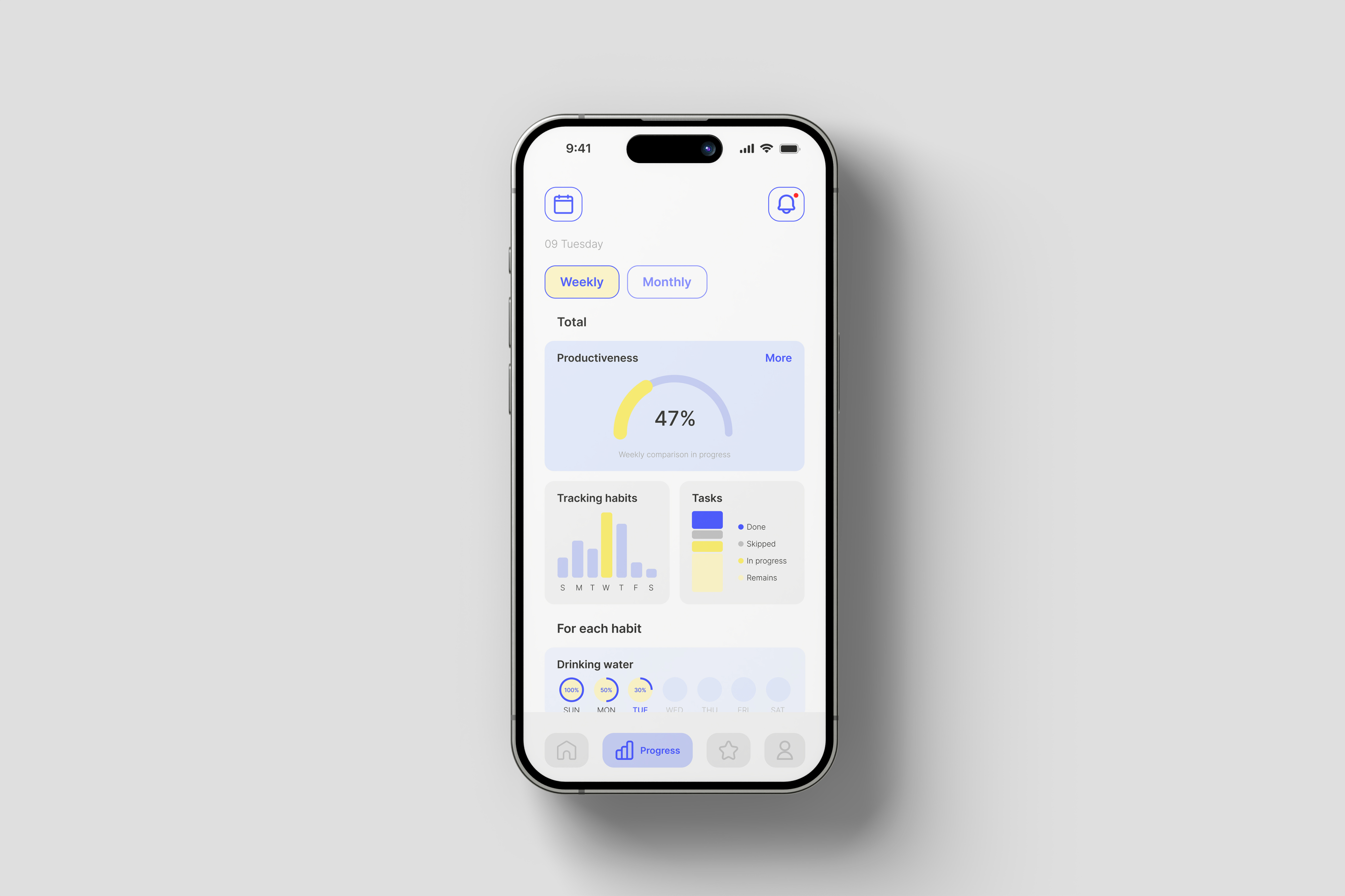 Graphic of a close up of a website depicting an Our Projects page with sample project names and dates.